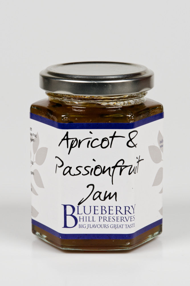 Apricot & Passionfruit Jam Blueberry Hill Preserves