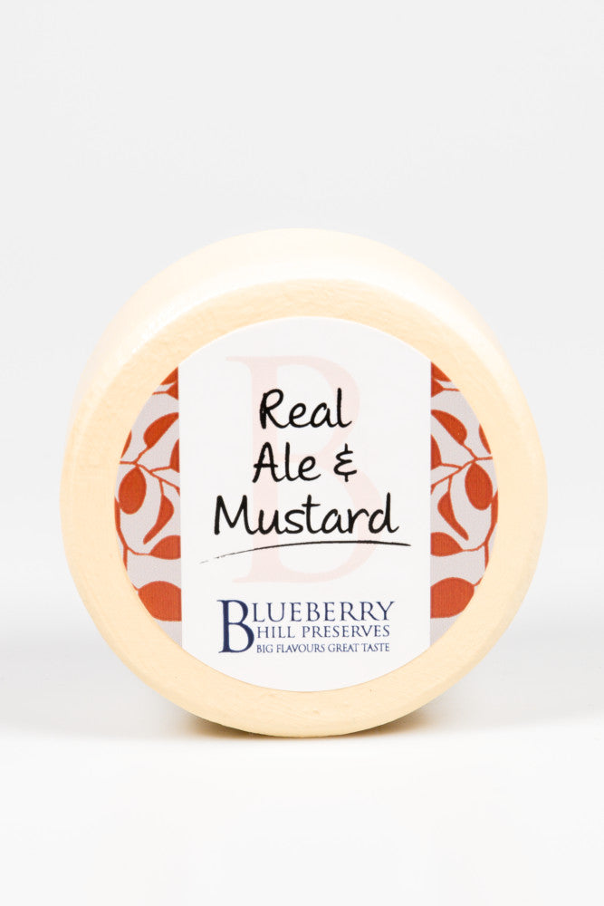 Real Ale & Mustard Cheddar Cheese Truckle Blueberry Hill Preserves